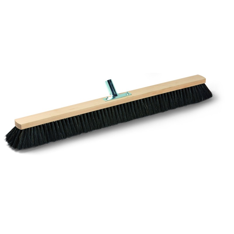 Holzbesen mit schwarzer Rosshaarmischung für Innenbereich