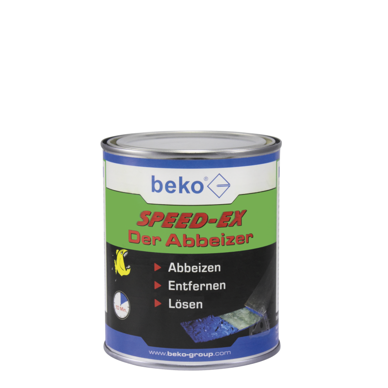 Eine Dose Beko Speed-Ex - der Abbeizer zum Abbeizen, entfernen, lösen