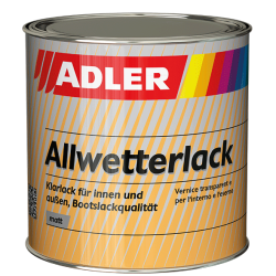 Dose Allwetterlack - Klarlack für innen und außen, matt oder glänzend mit Bootslackqualität