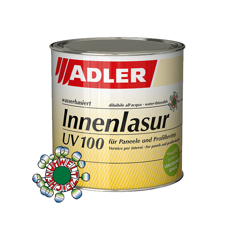 Dose Adler Innenlasur UV 100 für Paneele und Profilbretter