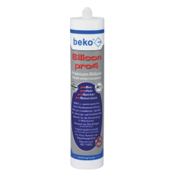 Eine Kartusche Dichtstoff von beko Silicon pro4