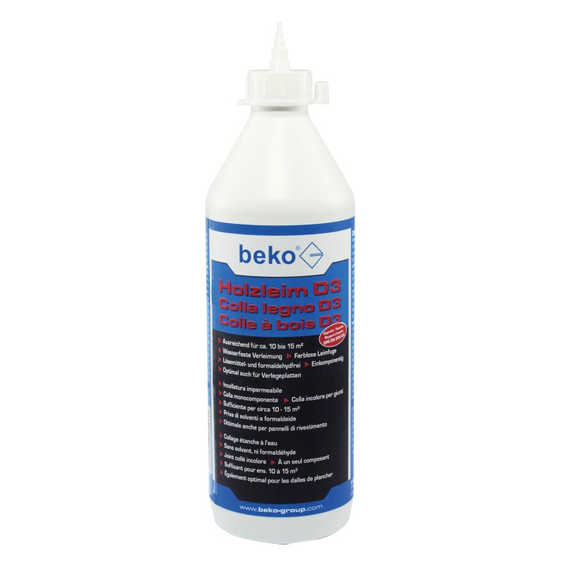 Flasche Holzleim D3 von beko