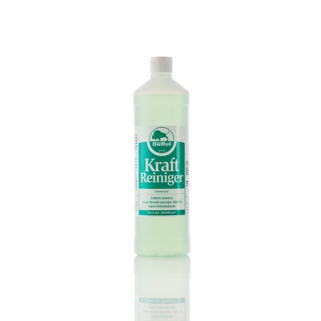 Eine Flasche Büffel Kraftreiniger Konzentrat Eine Flasche Büffel Kraftreiniger Konzentrat