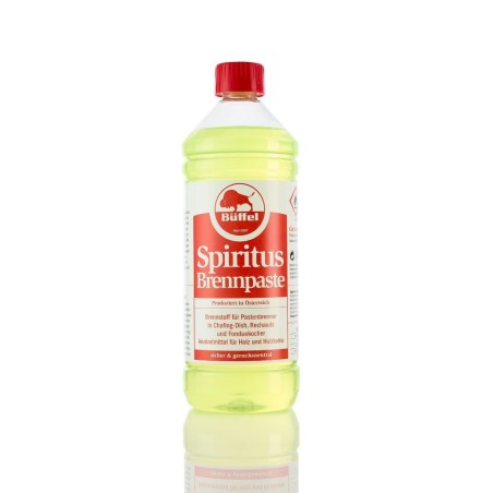 Eine Flasche Büffel Brennpaste